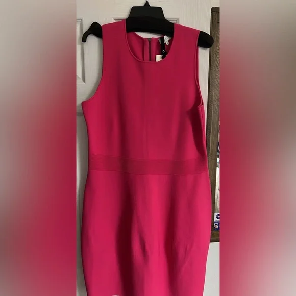 NWT Ted Baker Dress. Bright pink. Size 5 - Picture 4 of 5